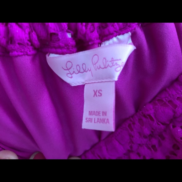 Lilly Pulitzer La Fortuna Lace top - Picture 2 of 2